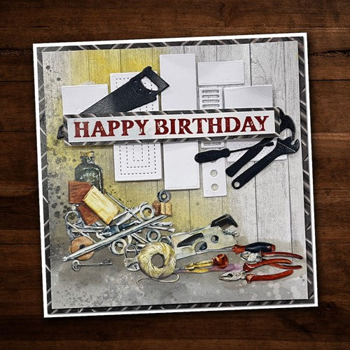 Simon Says Stamp! Paper Rose DAD’S SHED 6x6 Paper Pad 24019