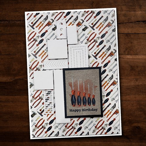 Simon Says Stamp! Paper Rose DAD’S SHED 6x6 Paper Pad 24019
