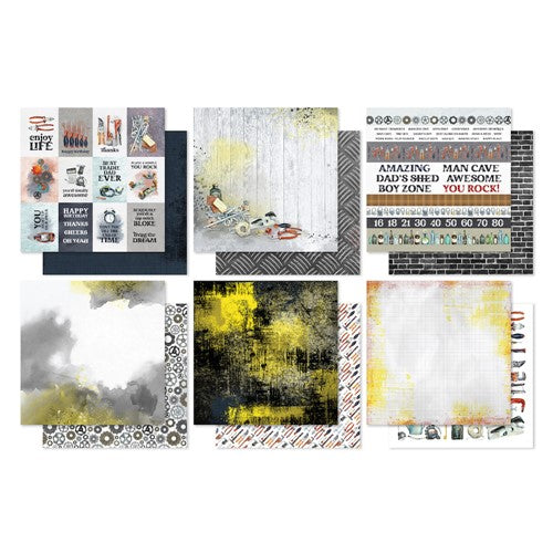 Simon Says Stamp! Paper Rose DAD’S SHED 6x6 Paper Pad 24019