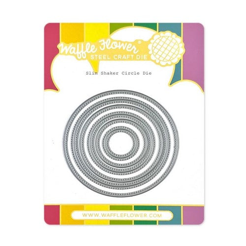 Simon Says Stamp! Waffle Flower SLIM SHAKER CIRCLE Dies 420910
