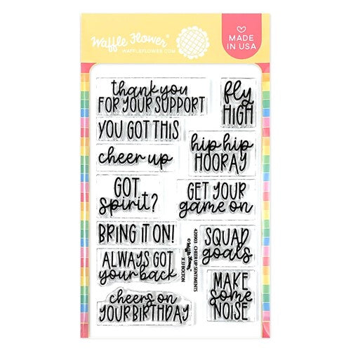 Simon Says Stamp! Waffle Flower CHEER UP SENTIMENTS Clear Stamps 420903*