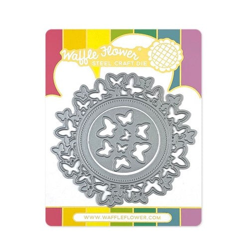 Simon Says Stamp! Waffle Flower BUTTERFLY CIRCLE Dies 420894