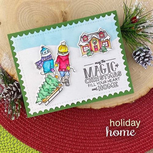 Simon Says Stamp! Newton's Nook Designs HOLIDAY HOME Clear Stamps NN2110S06*