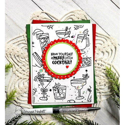 Simon Says Stamp! Newton's Nook Designs CHRISTMAS COCKTAILS Clear Stamps NN2110S05