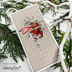 Simon Says Stamp! Honey Bee RIDING BY HOLIDAY STYLE Clear Stamp Set hbst389* | color-code:ALT02