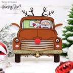 Simon Says Stamp! Honey Bee LOADS OF HOLIDAY CHEER Clear Stamp Set hbst387