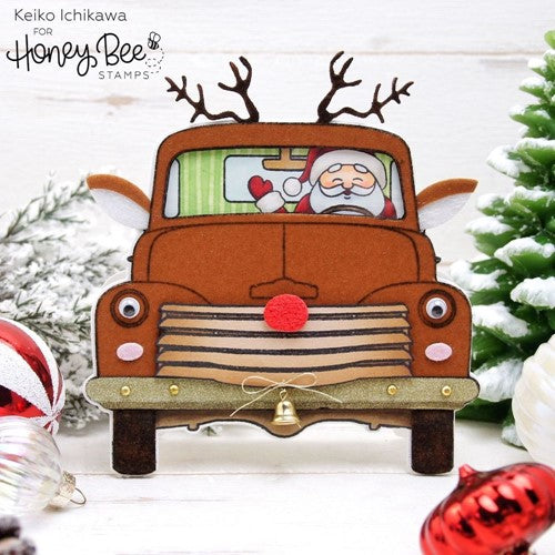 Simon Says Stamp! Honey Bee LOADS OF HOLIDAY CHEER Clear Stamp Set hbst387