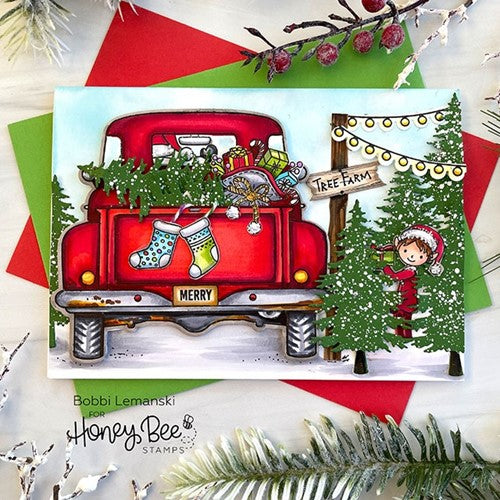 Simon Says Stamp! Honey Bee LOADS OF HOLIDAY CHEER Clear Stamp Set hbst387 | color-code:ALT2