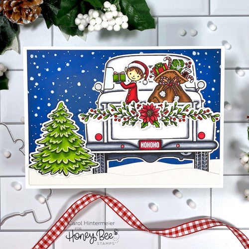 Simon Says Stamp! Honey Bee LOADS OF HOLIDAY CHEER Clear Stamp Set hbst387 | color-code:ALT3