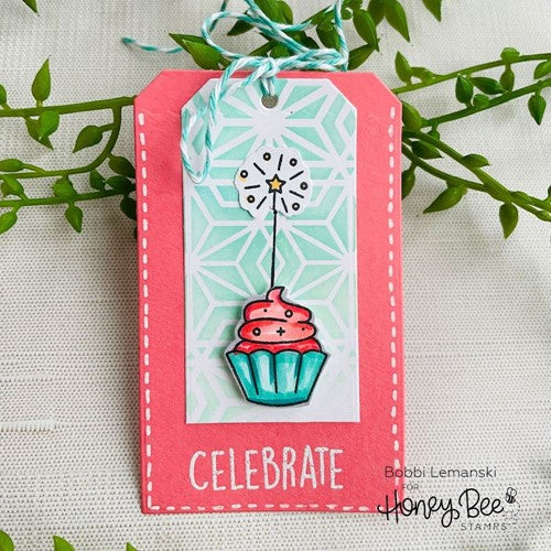 Simon Says Stamp! Honey Bee TAG YOU'RE IT CELEBRATIONS Clear Stamp Set hbst394
