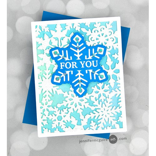 Simon Says Stamp! Honey Bee PIERCED FANCY FLAKES COVER PLATE Die hbdspffa2 | color-code:ALT20