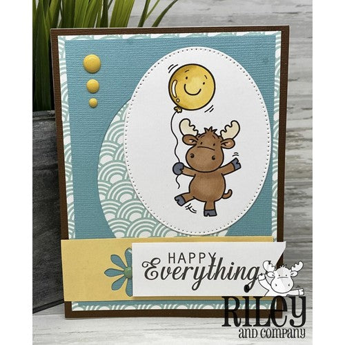 Simon Says Stamp! Riley And Company Funny Bones HAPPY EVERYTHING Cling Rubber Stamp RWD-958