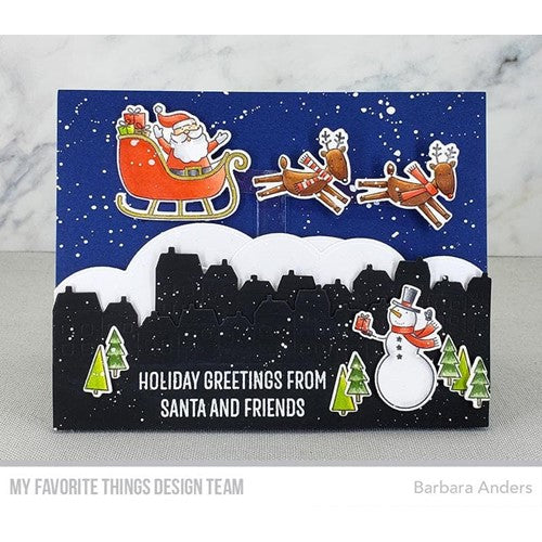 Simon Says Stamp! My Favorite Things HAPPY HO-HO HOLIDAYS Clear Stamps cs613 | color-code:ALT4