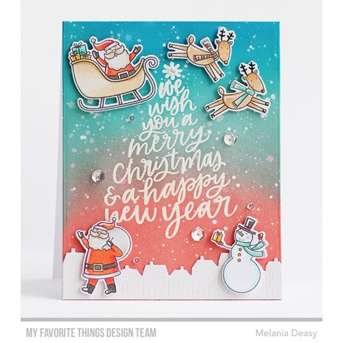 Simon Says Stamp! My Favorite Things HAPPY HO-HO HOLIDAYS Clear Stamps cs613 | color-code:ALT5