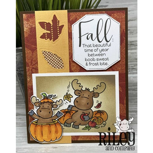 Simon Says Stamp! Riley And Company Funny Bones FALL Cling Rubber Stamp RWD-953
