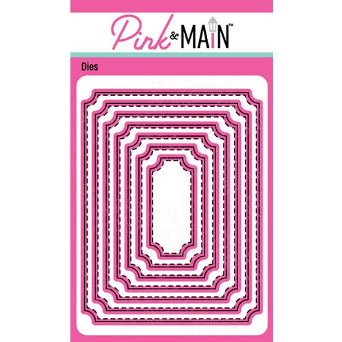 Simon Says Stamp! Pink and Main NOTCHED CORNERS Dies PNM399