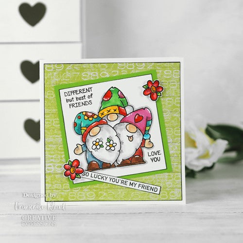 Simon Says Stamp! Woodware Craft Collection GNOME FRIENDS Clear Stamps frs086