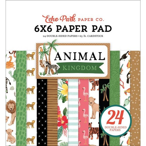 Simon Says Stamp! Echo Park ANIMAL KINGDOM 6 x 6 Paper Pad ak259023*