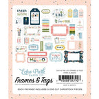 Simon Says Stamp! Echo Park DAY IN THE LIFE Ephemera Frames And Tags dl260025*