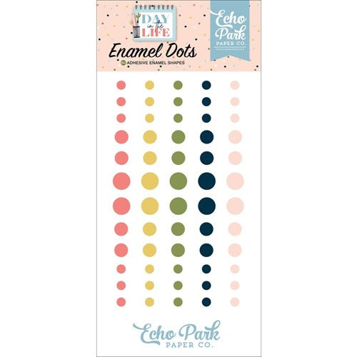 Simon Says Stamp! Echo Park DAY IN THE LIFE Enamel Dots dl260028*