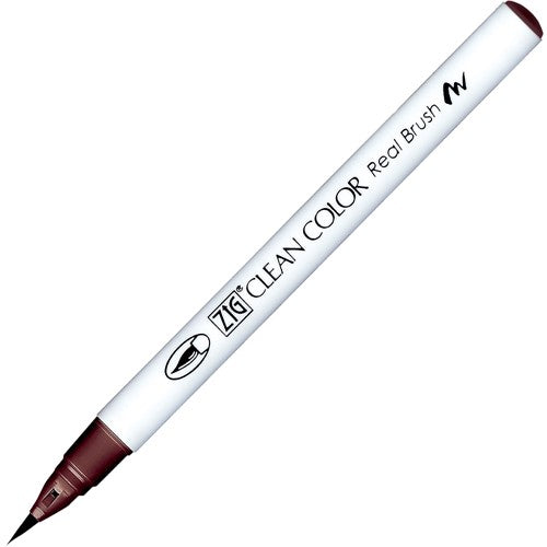 Simon Says Stamp! Zig Clean Color Real Brush Marker BORDEAUX RED rb6000at207
