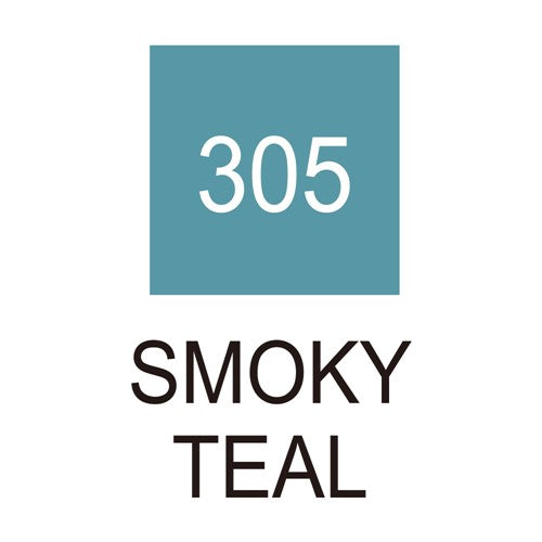 Simon Says Stamp! Zig Clean Color Real Brush Marker SMOKY TEAL rb6000at305