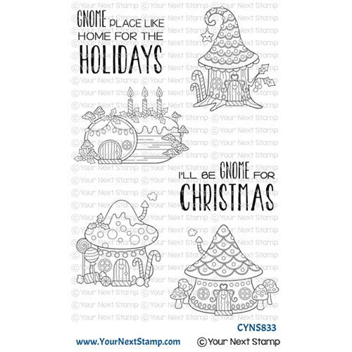 Simon Says Stamp! Your Next Stamp HOLIDAY GNOME SWEET GNOME Clear cyns833