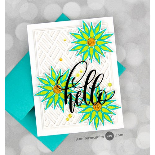 Simon Says Stamp! Gina K Designs BASKET WEAVE PLATE Die die0191 | color-code:ALT1