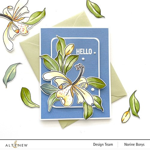 Simon Says Stamp! Altenew BUILD A FLOWER HONEYSUCKLE Clear Stamps ALT6594*