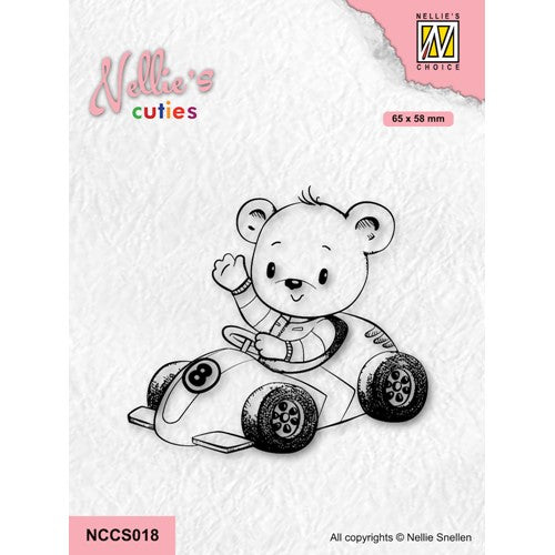 Simon Says Stamp! Nellie's Choice CUTIES YOUNG DRIVER Clear Stamp nccs018*
