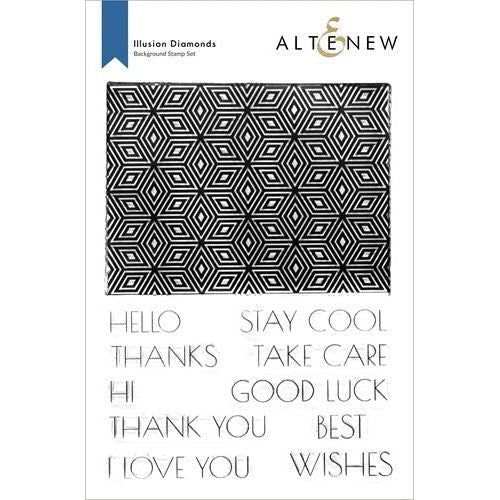 Simon Says Stamp! Altenew ILLUSION DIAMONDS Clear Stamps ALT6609*