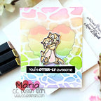 Simon Says Stamp! C.C. Designs OTTERS Clear Stamp Set ccd0278