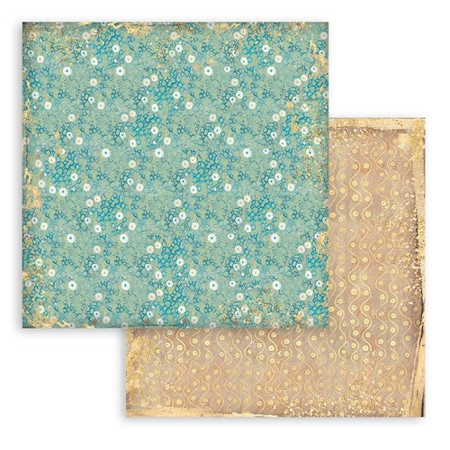 Stamperia Klimt Paper Pad Backgrounds 12x12