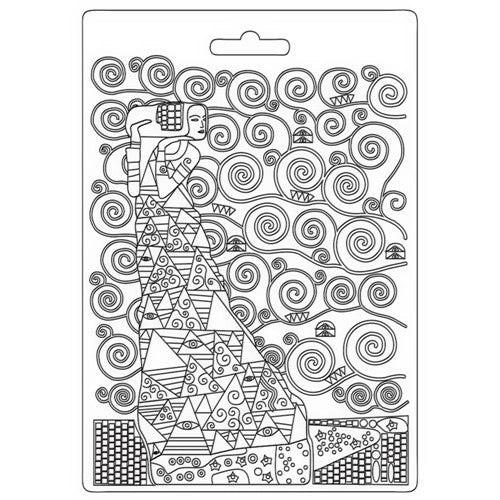 Simon Says Stamp! Stamperia KLIMT THE WAITING Texture Impressions Mold k3pta5600