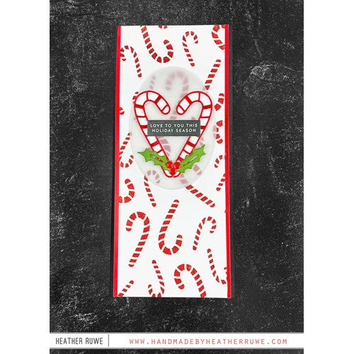 Simon Says Stamp! Simon Says Stamp Set of 2 Stencils CANDY CANES ssst221580 | color-code:ALT6