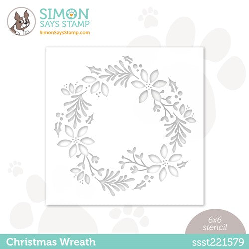 Christmas Wreath Stencil