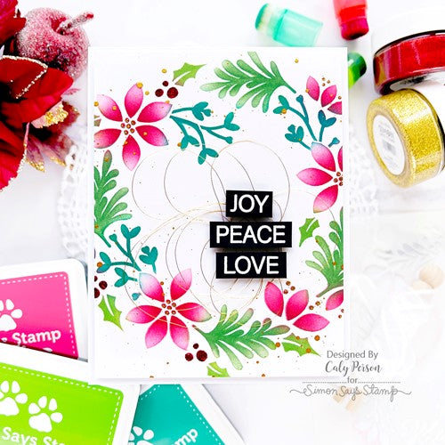 Simon Says Stamp! Simon Says Stamp Stencil CHRISTMAS WREATH ssst221579 | color-code:ALT0