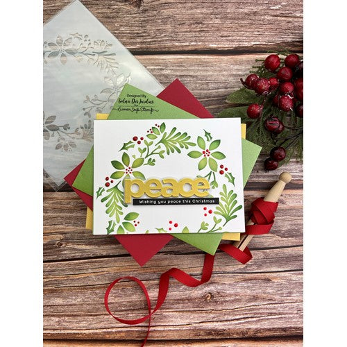 Simon Says Stamp! Simon Says Stamp Stencil CHRISTMAS WREATH ssst221579 | color-code:ALT1