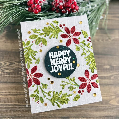 Simon Says Stamp! Simon Says Stamp Stencil CHRISTMAS WREATH ssst221579 | color-code:ALT5