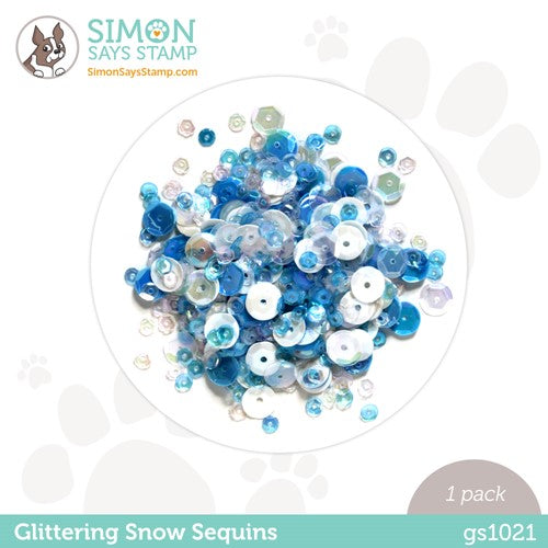 Simon Says Stamp! Simon Says Stamp Sequins GLITTERING SNOW gs1021
