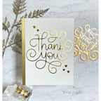 Simon Says Stamp! Simon Says Stamp LARGE THANK YOU SWIRL Hot Foil Plate ssfp006 | color-code:ALT4