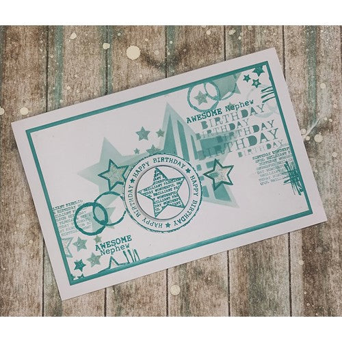 Simon Says Stamp! Julie Hickey Designs ALL ABOUT THE BOYS Clear Stamps DS-HE-1002*