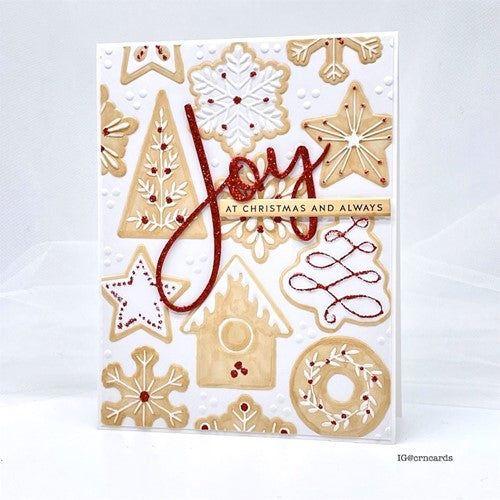 Simon Says Stamp! Simon Says Stamp Embossing Folder CHRISTMAS COOKIES sf257