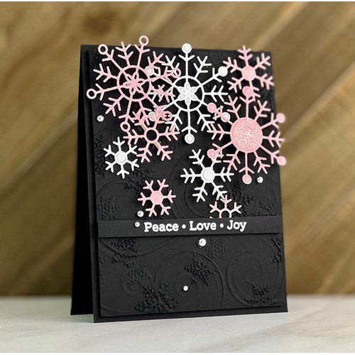 Simon Says Stamp! Simon Says Stamp Embossing Folder SWIRLING SNOWFLAKES sf242