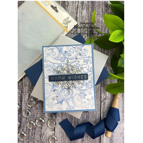 Simon Says Stamp! Simon Says Stamp Embossing Folder SWIRLING SNOWFLAKES sf242