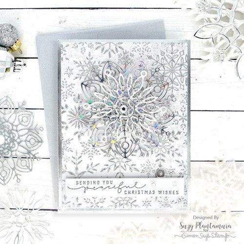 Simon Says Stamp! Simon Says Stamp Embossing Folder SNOWFLAKE VISIONS sf252 | color-code:ALT0