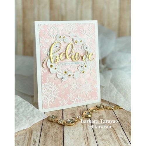 Simon Says Stamp! Simon Says Stamp Embossing Folder SNOWFLAKE VISIONS sf252