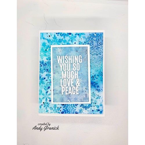 Simon Says Stamp! Simon Says Stamp Embossing Folder SNOWFLAKE VISIONS sf252