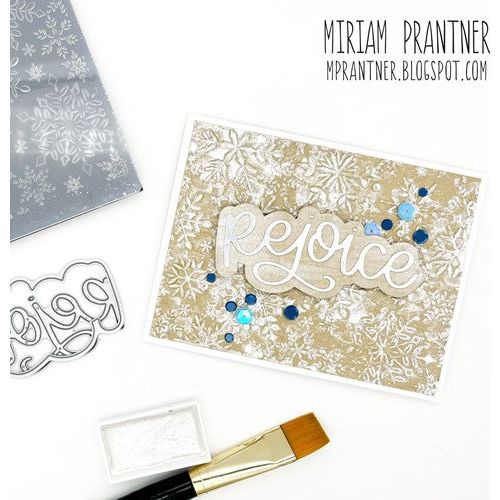 Simon Says Stamp! Simon Says Stamp Embossing Folder SNOWFLAKE VISIONS sf252