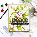 Simon Says Stamp! Simon Says Stamp Embossing Folder HOLLY BRANCH sf248 | color-code:ALT00